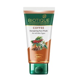 Biotique Coffee Energizing Face Wash 150ml | Purifies Skin, Unclog Pores | Paraben & SLS Free