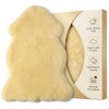 Premium Lambskin Approx. 80 cm - Real Merino Lambskin Natural