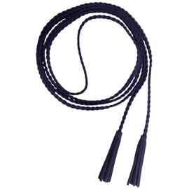 Nanxson Women's Waist Belt Woven Tassels Chain Belt Skinny Belt for Skirt Dress PDW0042 (navy)