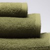 Sancarlos - Set of 4 Hand Towels Green 100% Cotton
