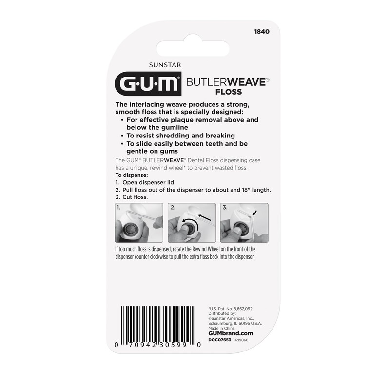 ButlerWeave Dental Floss 200 Yard