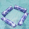 Inflatable Pool Float Chairs | Floating Chair 4-Tube Pool Lounger