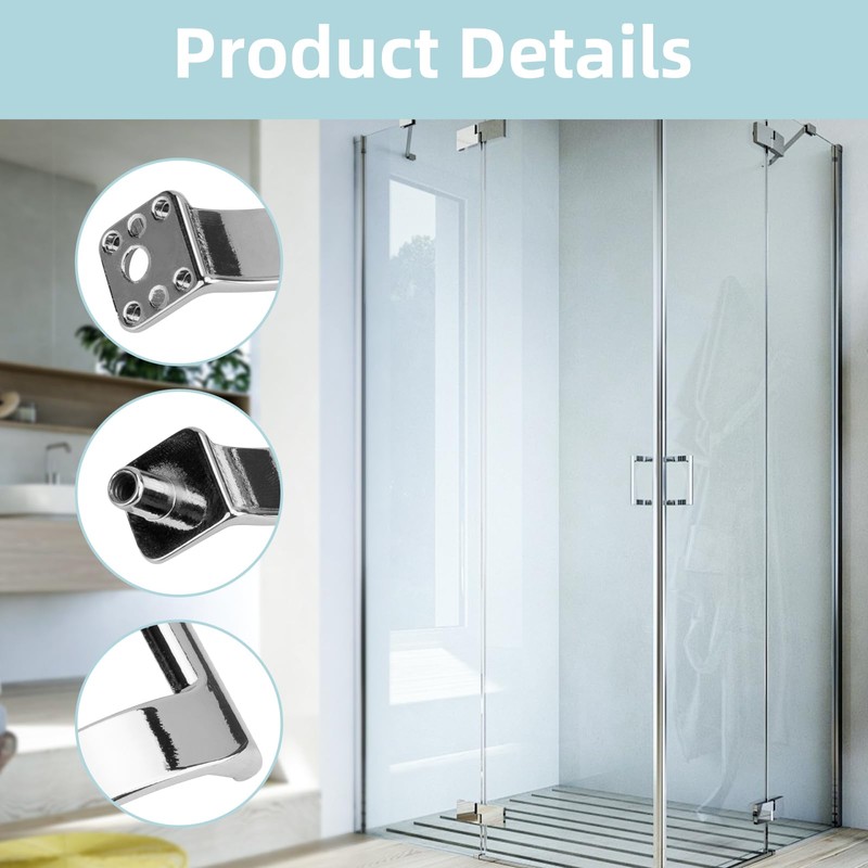 Apopip Shower Door Handle Replacement Set M 6158 2-Pack