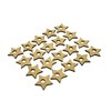 Cuentas Estrella Madera Makrama 4cm 20pz