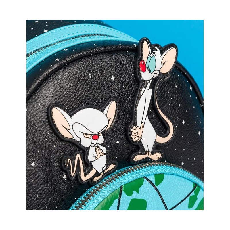 Loungefly Pinky and The Brain Take Over The World Mini-Backpack
