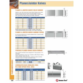 Amana Tool - CSK-330 corrugated Back Moulder Steel M-2 Hss 45 Deg x 25 x 2 Height x 5/16 W