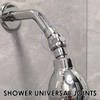Shower Connector Ball, G1/2 Universal Shower Head Connector Rotatable Adapter