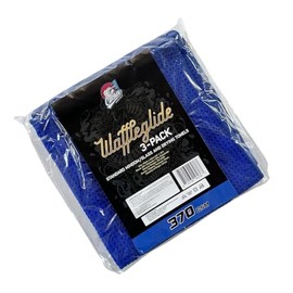 Cobra WRAP TOOLS WaffleGlide Standard Window Drying Towels - 370 GSM - Fast Drying & Lint Free - Super Absorbent Polyester Cloths for Cleaning Windows, Mirrors & Glass Surfaces | (40x40 cm, 3 Pcs)