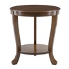 Powell Hazelnut Modern Classic Sabine Side Table