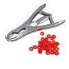 T&F Elastrator Castration Pliers Rubber Ring Applicator Plastic + 100