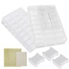 150Pcs Sewing Floss Bobbins Winding Plate Stitch Organizer Set Embroidery
