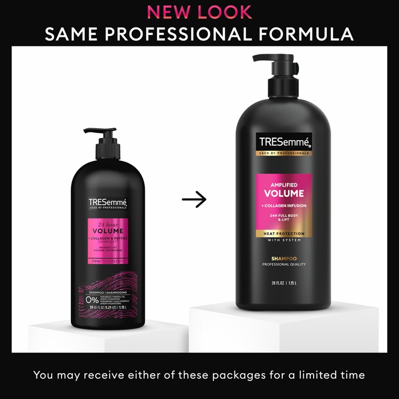 TRESemmé 24 Hour Volume Shampoo with Pump For Fine Hair