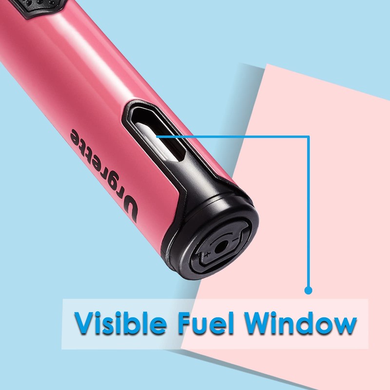Urgrette Spring Colors 2 Pack Butane Torch Lighter, 6-inch Jet