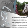 POAAOQ Replacements Trailer Tie Loop 2" I.D. Aluminum Bolt-On Lashing