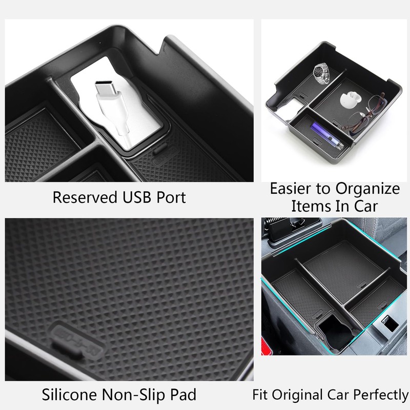 Center Console Organizer and Dashboard Storage Box for Frontier Pickup