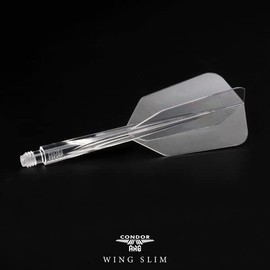 CONDOR AXE WING SLIM M CLEAR CONDORUAXE Wing Slim Darts Flight Medium