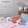 Square Pouch Mesh Collection Marks MSH-PO18, berry yogurt