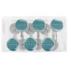 Silver Santa Southwest Turquoise Arizona Desert Western Lodge Decorative Shower