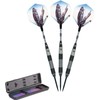 Elkadart Black Mamba 80% Tungsten Steel Tip Darts with Storage/Travel