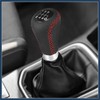 INFINAUTO Black Universal 6 Speed Car Gear Shift Knob PU