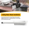 Trolling Motor Mount for Gheenoe Handle Nose Cap Right Side