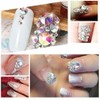 Onwon 1440 Pcs Crystal Flat Back Brilliant Round Rhinestones Glass