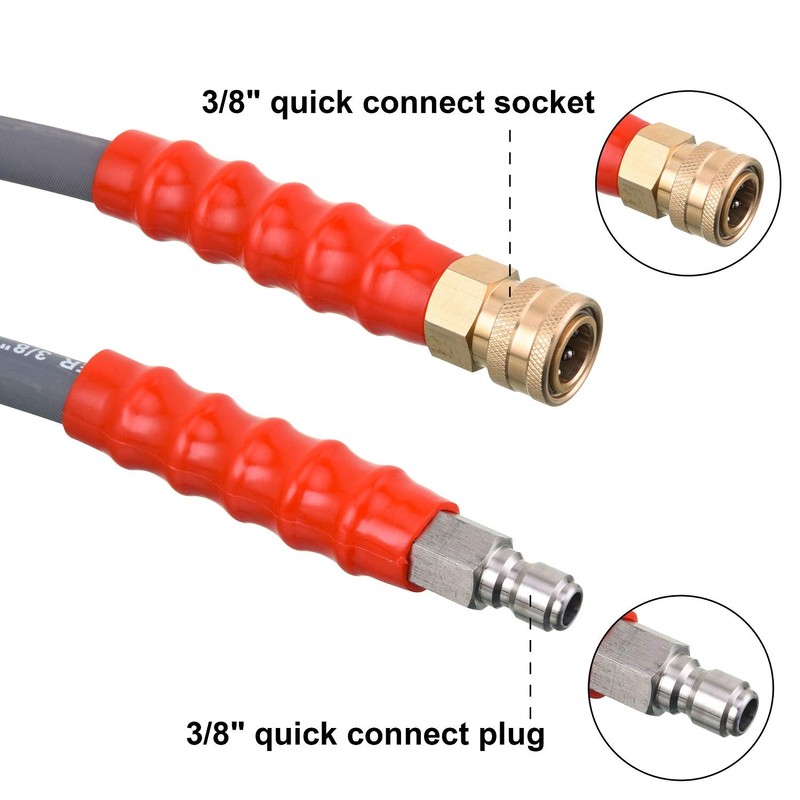 RIDGE WASHER Pressure Washer Hose 50 Feet X 3/8 Inch