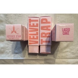 NIB Jeffree Star Velvet Trap Matte Lipstick Laced Cake Full Size 4g