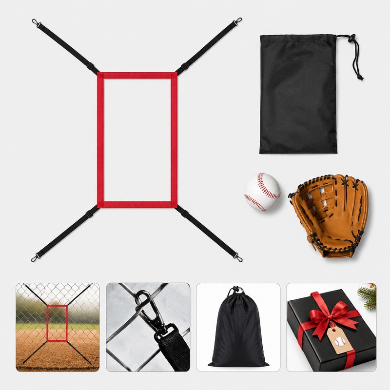 Baseball Strike Zone Practice Net for Accuracy Training – Portable