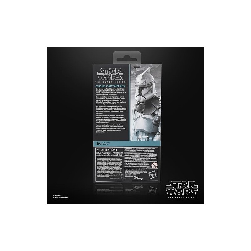 Hasbro Star Wars The Black Series Clone Captain Rex, Ahsoka