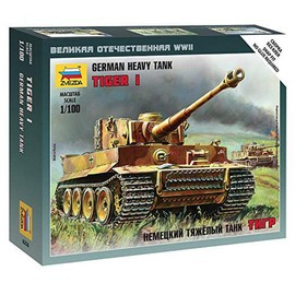 Zvezda 500786256 – 1: 100 German Heavy Tank Tiger I