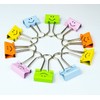 Rapesco 1428 19mm Smile Foldback Clips, Assorted Colours, Pack of