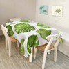 Walmsco Tablecloth Green Monstera Leaves Decor For Dining Room Kitchen