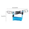 Walfront Diving Strap Anti Lost Spring Coil Strap Safety Emergency