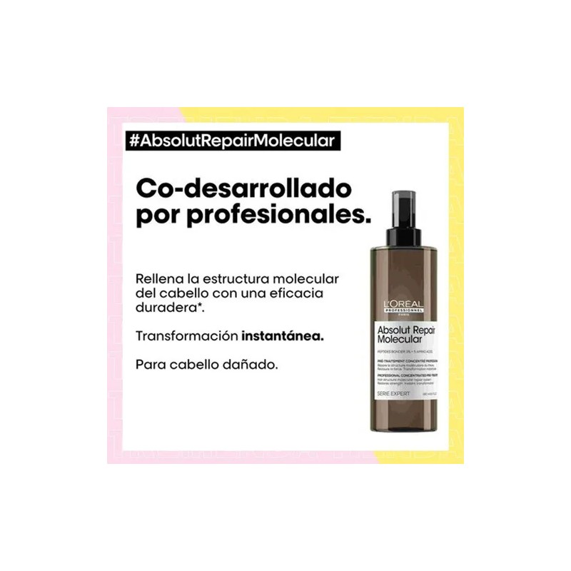 L'oréal Professionnel Absolut Repair Molecular Pr Traitement Concentr 190ml Srie
