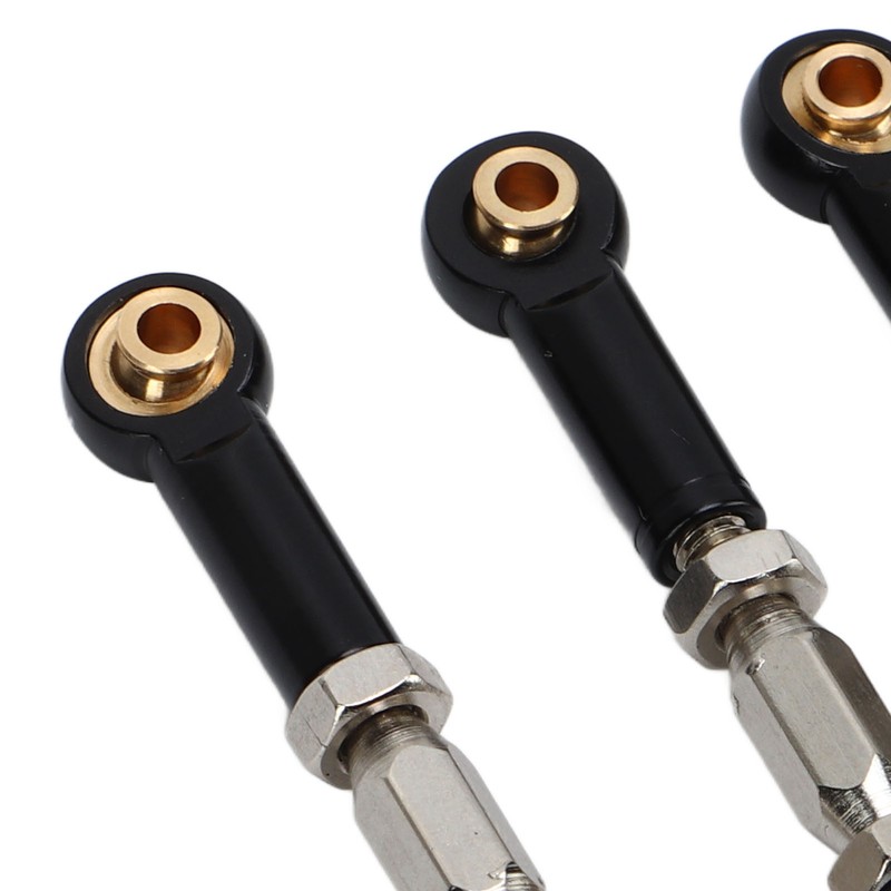 4Pcs RC Car Camber Links Black Aluminium Alloy Reduce Vibration