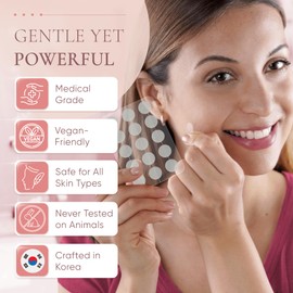 Prime Patch - Hydrocolloid Pimple Patches for Face, Clear Zit Stickers & Acne Dots, Strong Adhesion, Ultimate Blemish & Acne Patch, Made in Korea, Vegan (75 Count)