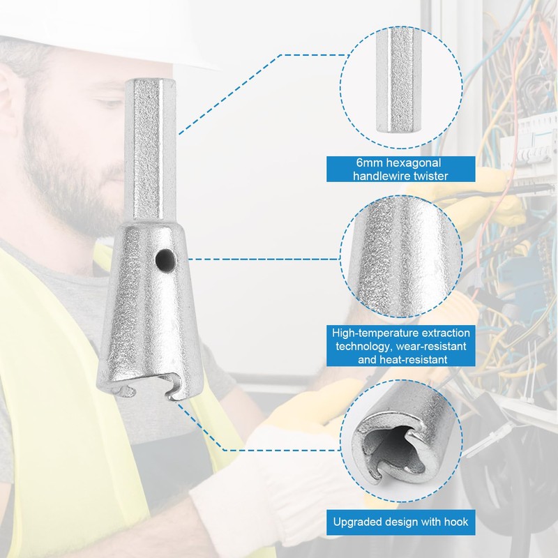 Wire Twister for Electrical Power Drill, Wire Connector, Electrical Wire