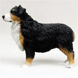 Conversation Concepts Australian Shepherd, Tricolor, Docked Original Dog Figurine (4in-5in)