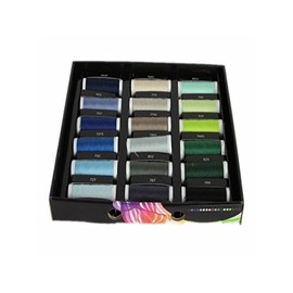 Ackermann Sewing Thread Box Black 36 x 200 m Jeans Super Stretch, Twin Stretch & Jersey