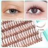 Bodermincer Bodermincer 400pcs D Curl Lash Clusters 8-10-12-14mm/10-12-14-16mm MIX Fish
