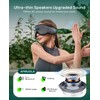 Bluetooth Sleep Mask with Wireless Headphones – Soft 3D Contoured