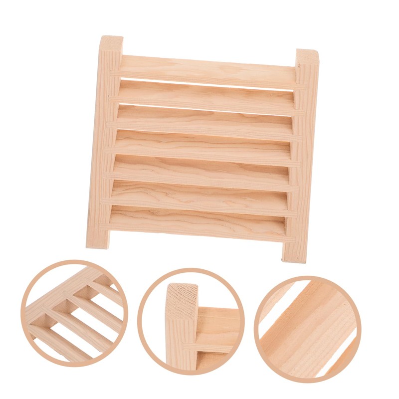 ORFOFE Sauna Ventilation Louver Panel Wooden Air Vent for Steam