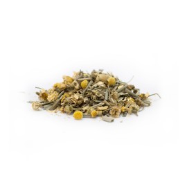 JusTea CHAMOMILE DREAM | Loose Leaf Herbal Tea | Recyclable Refill Pouch | 160+ Cups (180g) | Caffeine Free | Award-Winning | Fair Trade | Non-GMO
