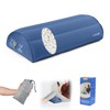 Luxtude Inflatable Bolster Pillow for Legs, Half Moon Pillow Under