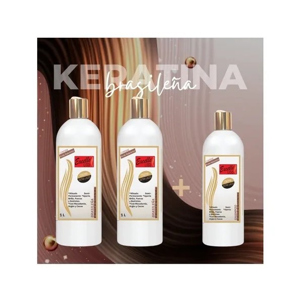 Keratina Brasileña Ultra Lacio & Brillo Espejo 2 Lts +