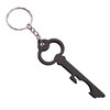 Komonee Key to the Door Black Keyring Bottle Opener Key