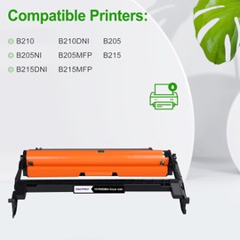 SINOPRINT Compatible 101R00664 B205 B210 B215 Drum Unit Replacement for Xerox use for B210DNI B205NI B215DNI Printer 1-Pack Black(Toner Not Included) (10,000 Pages)