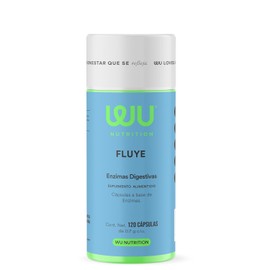 WU Nutrition FLUYE | Enzimas Digestivas | 120 Cápsulas | 2 meses de consumo | Suplemento Premium