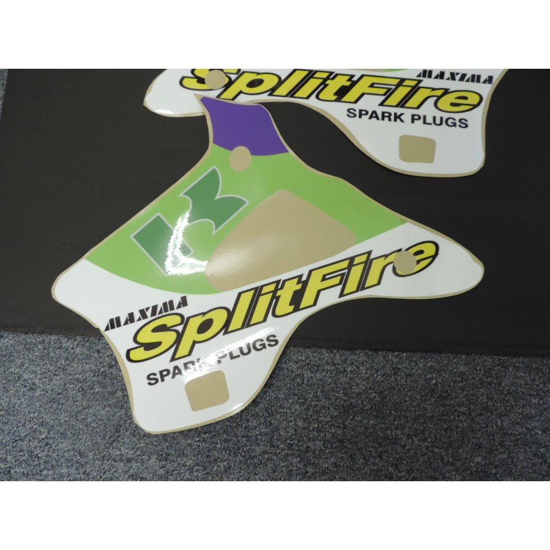 Evolution MX Splitfire Kawasaki KX 125 250 Radiator Shroud Decal